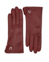 Lancaster - Gants Cœur Fourrés Cachemire T7.5 Rouge
