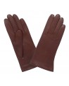 Gants Prestige Classique Soie T6.5 Cuir d'Agneau Brique | Glove Story
