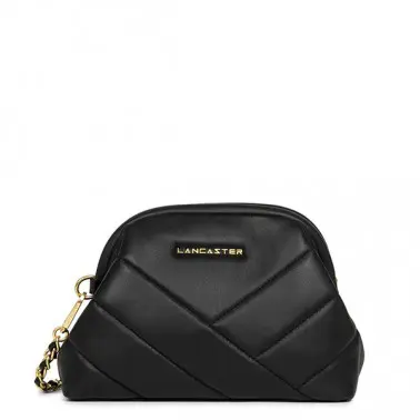 Lancaster - Petit sac trotteur Croisé Matelassé Noir