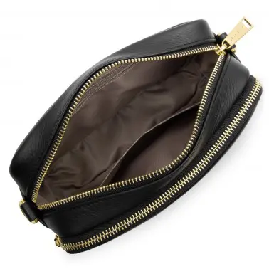 530_22 sac trotteur soft matelassé noir lancaster printemps été 2022 gandy maroquinerie sac bandoulière cuir tendance