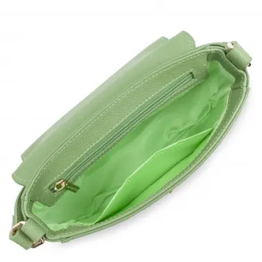 527_50 petit sac trotteur delphino vert clair jade à rabat cuir sac bandoulière tendance 2022 printemps été lancaster