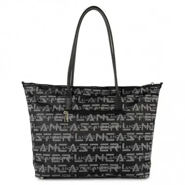 Lancaster - Grand sac cabas épaule Logo KBA Noir