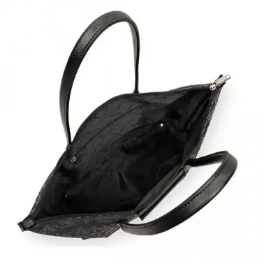 Lancaster - Grand sac cabas épaule Logo KBA Noir