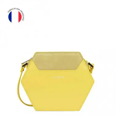 432-50-POUSSIN Lancaster petit sac trotteur Vendome Ruche cuir made in France