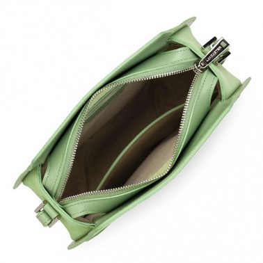 432-51-Jade Lancaster sac trotteur Vendome Ruche cuir vert clair made in France