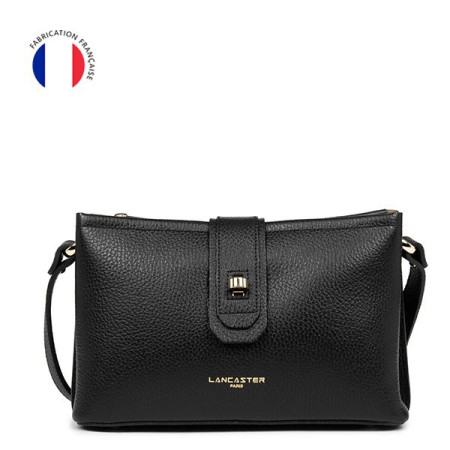 Sac Trotteur Foulonné Double Noir | Lancaster | Gandy.fr
