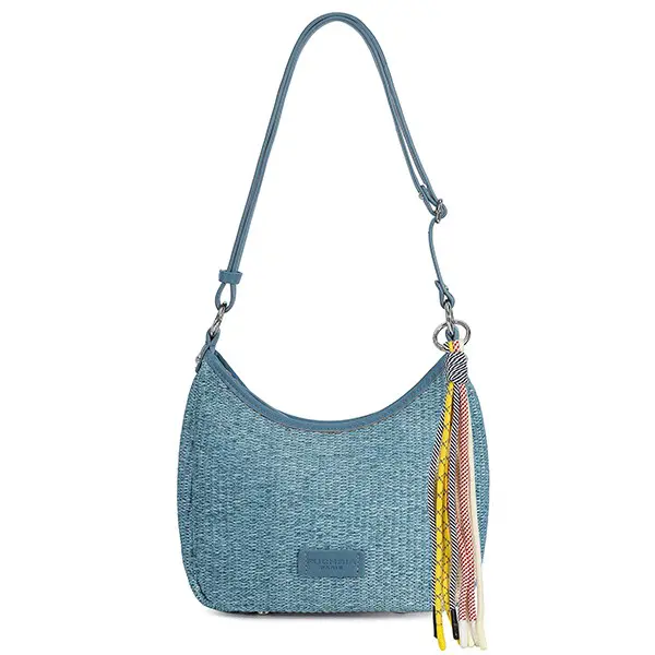 Fuchsia - Sac porté épaule Cesare - Bleu