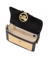 intérieur du  Sac Bandoulière Box-Trot Paille Noir Longchamp