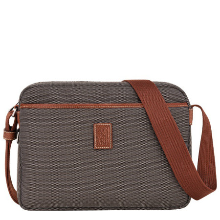 Sac Porté Travers Longchamp Boxford Brun