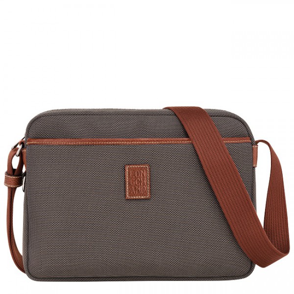Sac Porté Travers Longchamp Boxford Brun