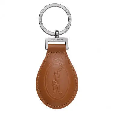Porte-clés Le Foulonné caramel Longchamp