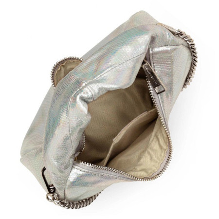 Intérieur du Sac Hobo Noholita Night Argent / Camel Lancaser
