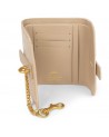 Intérieur du portefeuille Jodie x Lancaster Beige / Or