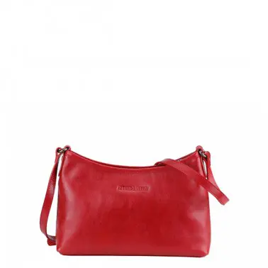 sac porté épaule Edith rouge d'Arthur & Aston