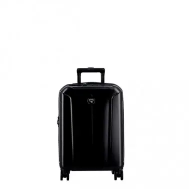 valise cabine extensible Glossy noire de Jump de face