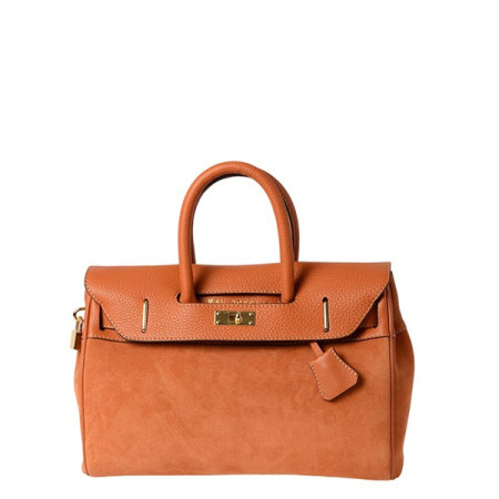 Sac porté main Pyla Romy XS velours écureuil de Mac Douglas