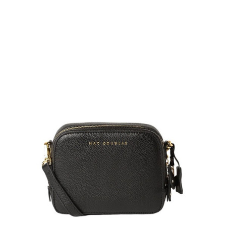 petit sac travers zippé Pyla Romy XS noir Mac DOuglas