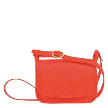 sac porté travers Le Foulonné XS orange Longchamp