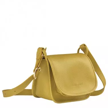 sac porté travers Le Foulonné XS mimosa longchamp de profil