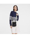 Sac seau Roseau XS noir Longchamp porté