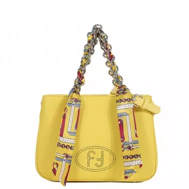sac à main Marianne jaune de Fuchsia