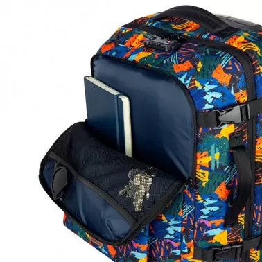 Sac de voyage à roulettes Soft Suitcase Boulogne de Cabaïa poche avant