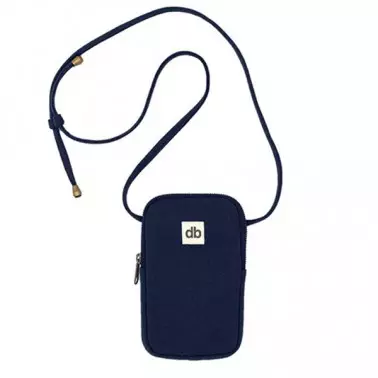 Hindbag - Pochette téléphone Bill - Navy bleu marine devant