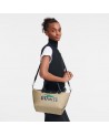Sac à main Le pliage Collection S Beige Longchamp porté