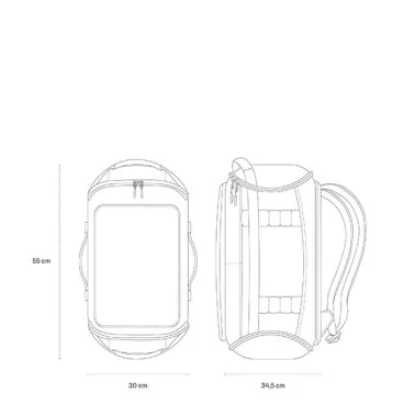 Kapten & Son – Sac de voyage convertible Lisbon Duffle