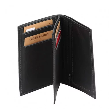 Arthur & Aston - Portefeuille plié en cuir JOHANY