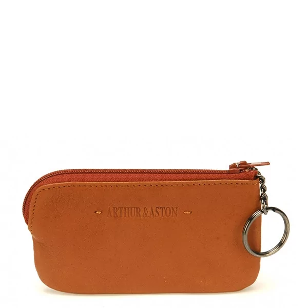 Arthur & Aston - Portemonnaie en cuir zippé JOHANY