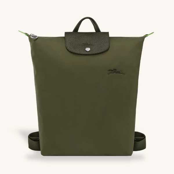 Longchamp – Sac à Dos M Le Pliage Green