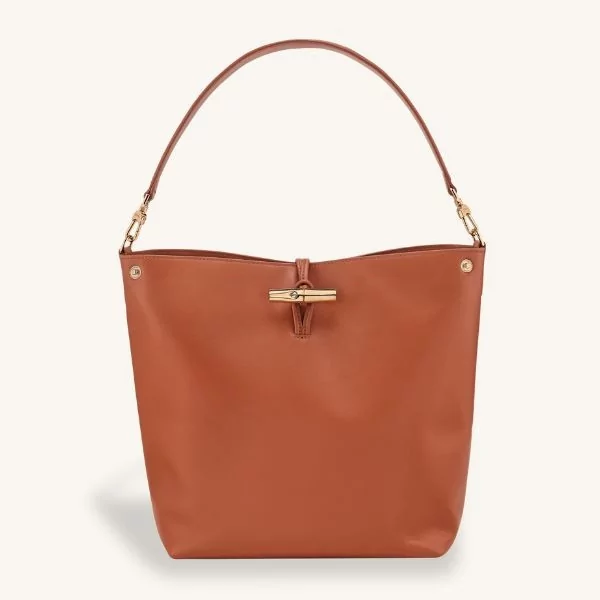 Longchamp - Sac porté épaule M Le Roseau Sleek