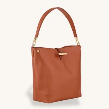 Longchamp - Sac porté épaule M Le Roseau Sleek