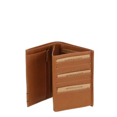Arthur & Aston – Grand portefeuille en cuir Léon