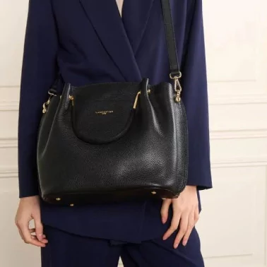 Lancaster - Grand sac à main Foulonné Double