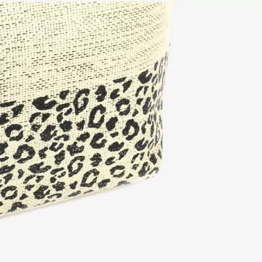 Les Tropéziennes - Grand panier léopard