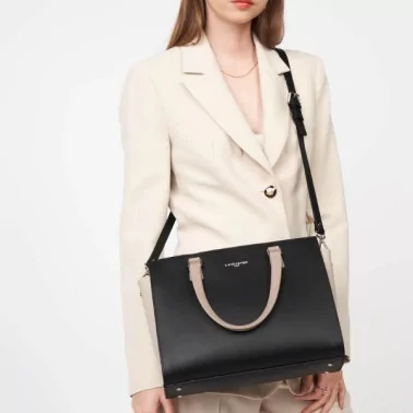 Lancaster Paris – Sac cabas main Smooth