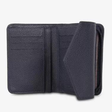 Lancaster Paris - Portefeuille Dos à Dos Foulonné