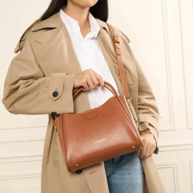 Lancaster Paris – Sac à Main en Cuir Ida Double