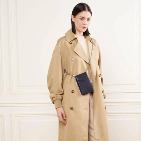 Pochette Téléphone Lancaster Bleu foncé porté