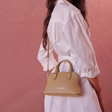 Lancaster Paris – Petit sac demi lune zippé Sierra Jia