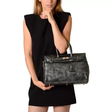 Mac Douglas - Sac à main Pyla Bryan XS effet python