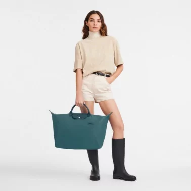 Longchamp – Sac de voyage L Le Pliage Green