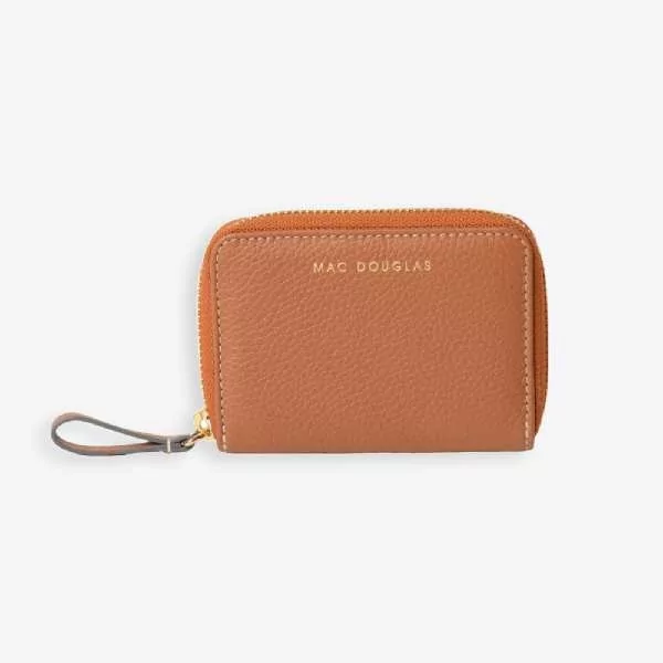Mac Douglas - Porte-monnaie zippé cuir Voeu Romy