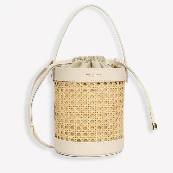 Lancaster - Sac seau Cannage rotin M