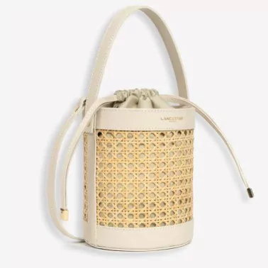 Lancaster - Sac seau Cannage rotin M
