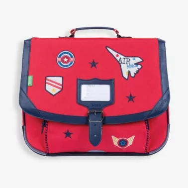 Tann's - Cartable garçon fusée patch 38cm