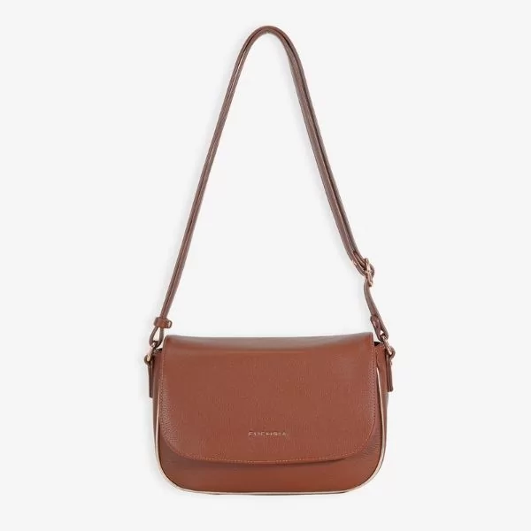 Fuchsia - Sac à rabat synthétique