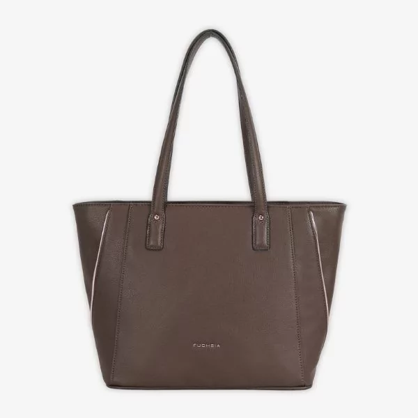 Fuchsia - Sac shopping synthétique épaule